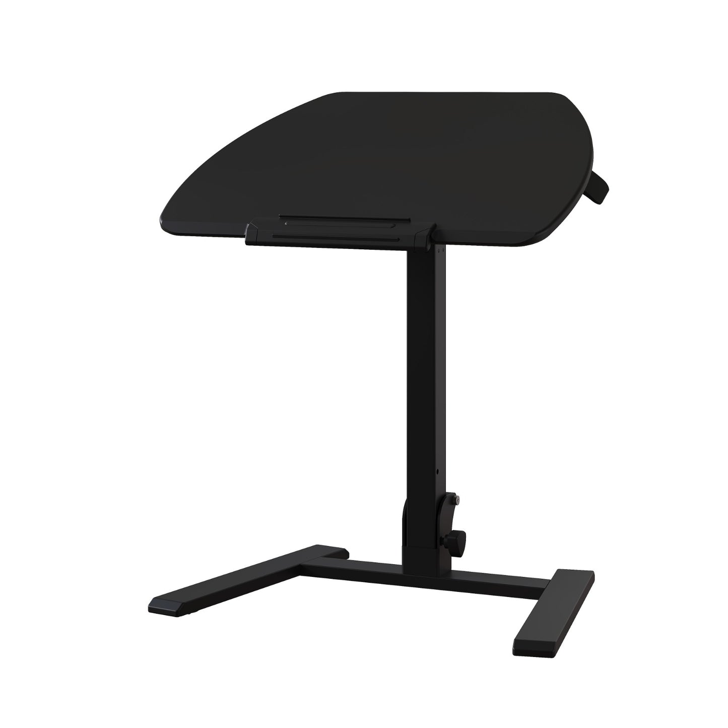 Black FlexiPro Portable Standing Desk β Adjustable Height and Angle