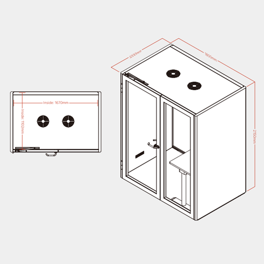 Bliss Privacy Working Pod/Booth