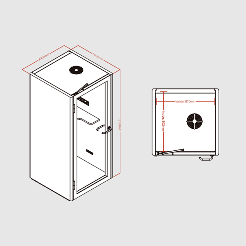 Bliss Privacy Phone Pod/Booth