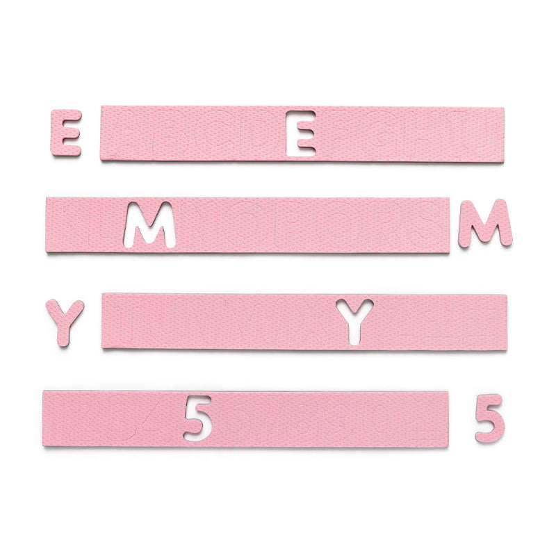 EzyVM Magnetic Pink Alphabet & Numbers Suit 