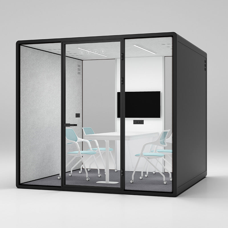 Collaborative Pod SpacePod 4-Person Office Pod - Model XL – Collaborative Design Space