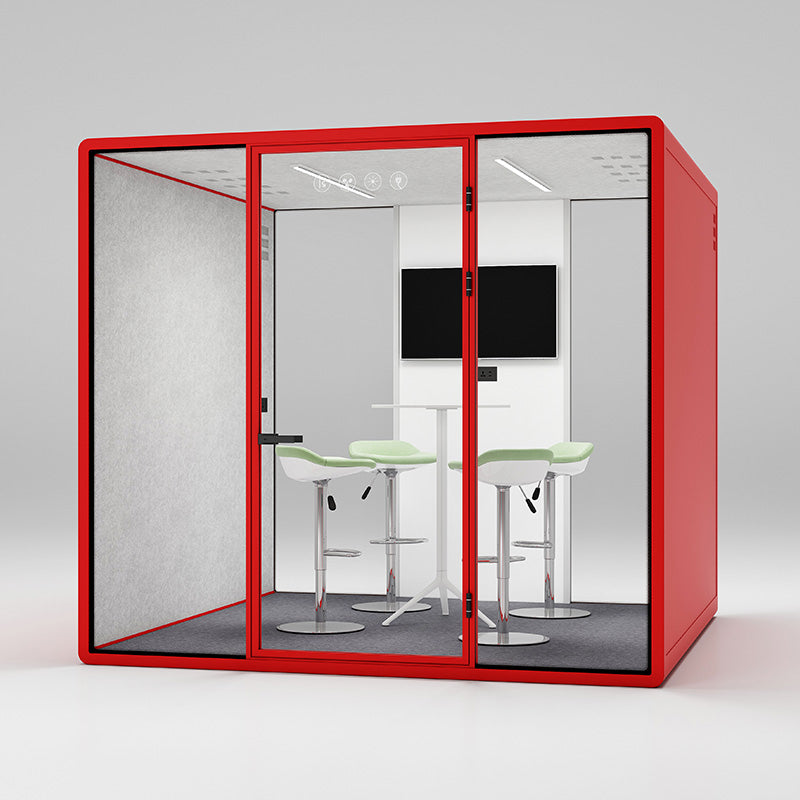 Collaborative Pod SpacePod 4-Person Office Pod - Model XL – Collaborative Design Space