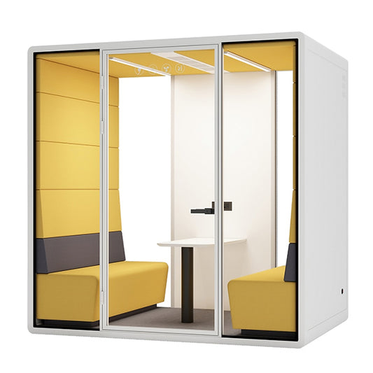 SpacePod DL White Yellow Booth from CDS