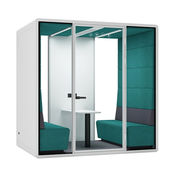 Dl Mini Pod SpacePod 4-Person Office Pod - Model DL – Collaborative Design Space