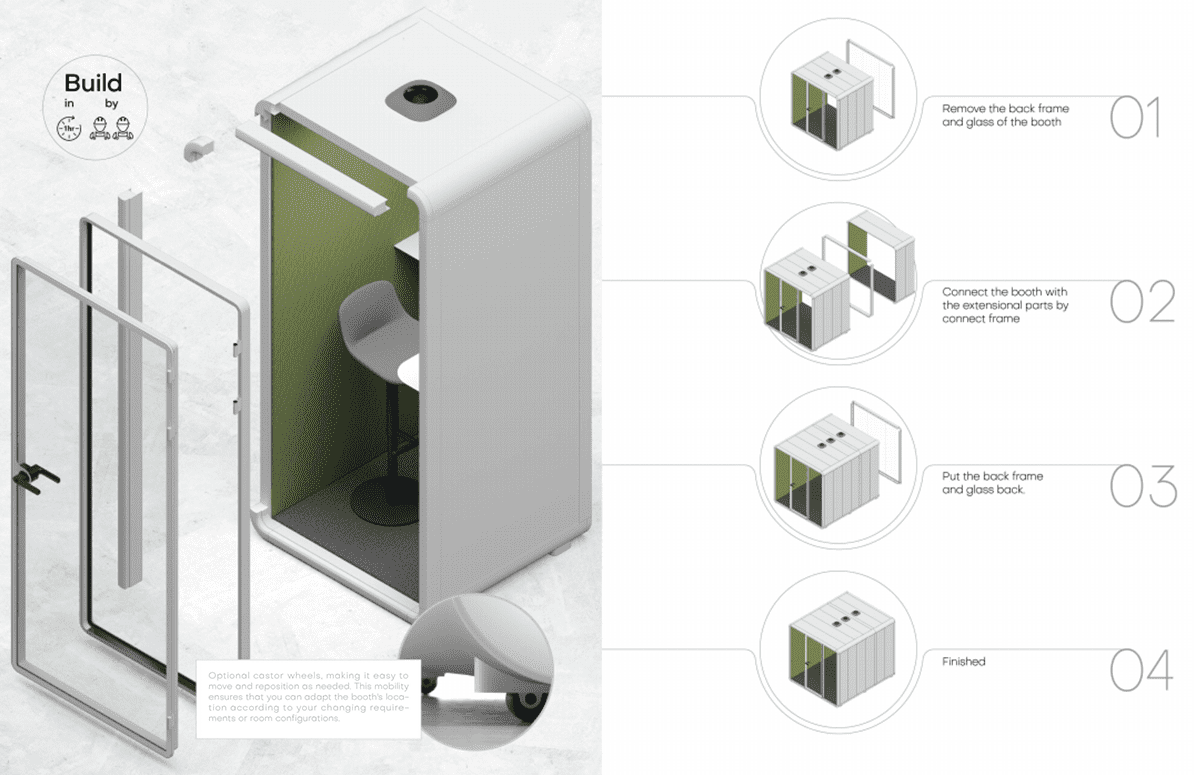 Installation SpacePod ZUM Green Inside from CDS