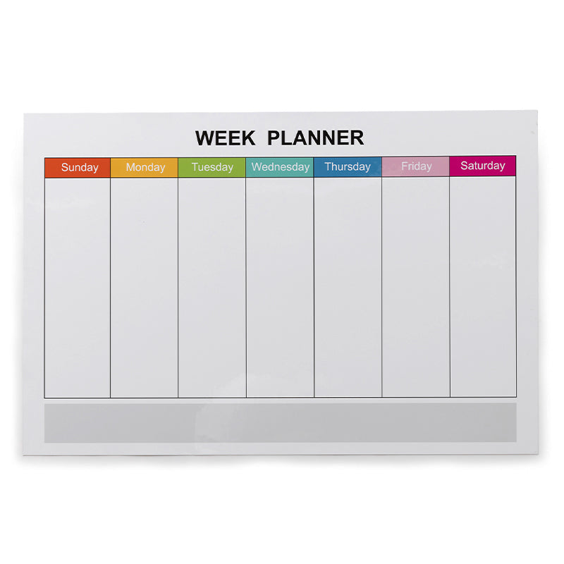 EzyVM Week Planner 90cm X 60cm - Magnetic Stick-on Film – Collaborative ...