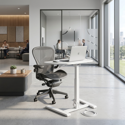 FoldiDesk - Foldable Mobile Sit Stand Desk
