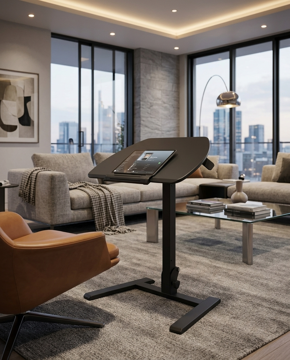 FoldiDesk - Foldable Mobile Sit Stand Desk