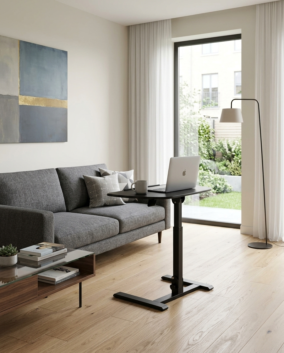 FoldiDesk - Foldable Mobile Sit Stand Desk