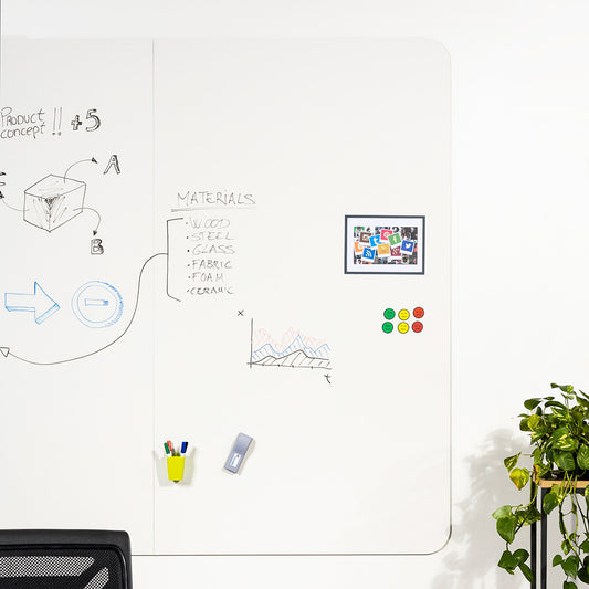 SKIN FRAMELESS CERAMIC WHITEBOARDS