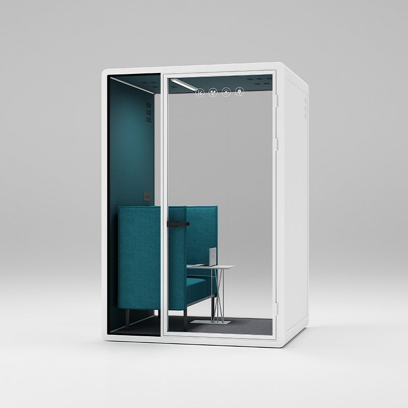 SpacePod Model M White Booth from Collaborative Design Space