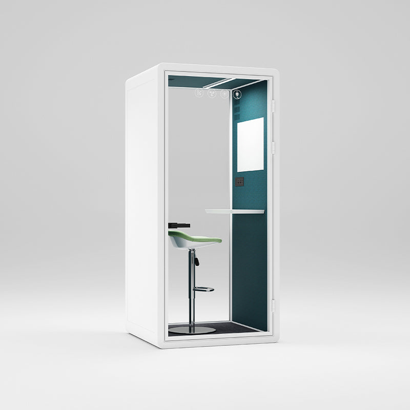 SpacePod Model S White Green Booth from CDS